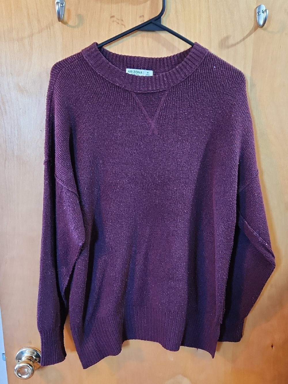Arizona Jean Company Ribbed Knit Sweater in Plum